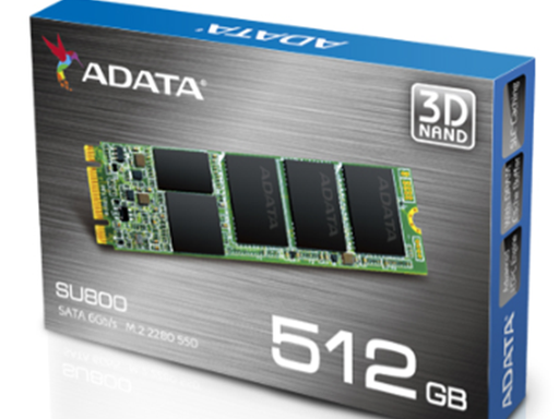 [90382] DISCO DE ESTADO SOLIDO SSD ADATA 512GB, SATA 3, M.2 , 3D NAND, VELOCIDAD DE LECTURA 560MB/S Y ESCRITURA 520MB/S