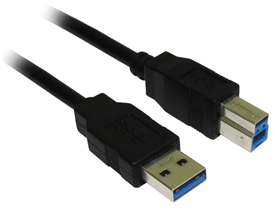 [71763] CABLE USB A/B 3.0 NEC, 6 PIES. PARA IMPRESORA, CONECTOR DE ORO.