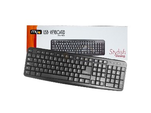 [88256] TECLADO MYO-KB25, USB, ESPAÑOL - NEGRO.