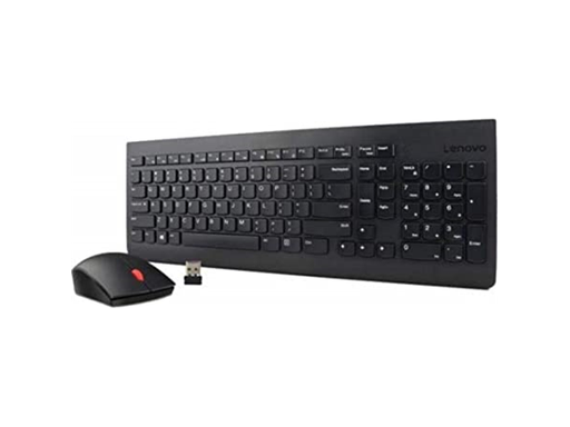 [90868] TECLADO MOUSE COMBO WIRELESS LENOVO USB ESPAÑOL (SPA 171) 1200 DPI, LASER MOUSE, DURACION DE LA BATERIA HASTA 12 MESES, BLACK.