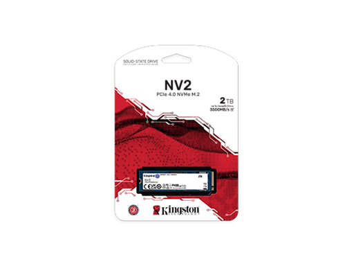 [93309] DISCO DE ESTADO SOLIDO KINGSTON SSD 2000G NV2 M.2 2280 PCIE 4.0 NVME SSD, HASTA 3.500MB/SEG LECTURA, 2.800MB/SEG ESCRITURA