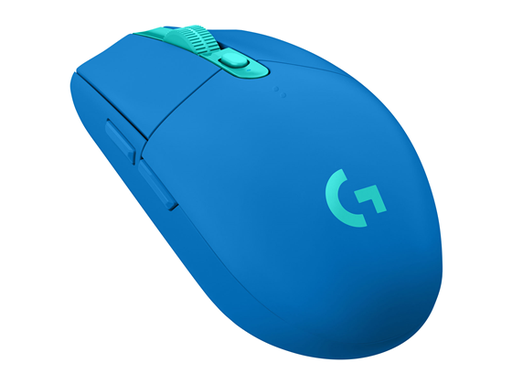 [89845] MOUSE LOGITECH G305 LIGHTSPEED WIRELESS GAMING, COLOR AZUL, OPTICO USB, 6 BOTONES PROGRAMABLE, VELOCIDAD DEL MOUSE AJUSTABLE ENTRE 200 A 12000 DPI, DURACION HASTA 250 HORAS BATERIA, PESO 99 GRAMOS (910-006012)