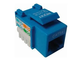 [66596] JACK MINI KEYSTONE NEXXT CAT 5E AZUL TIPO 110           TRM2BDJ28