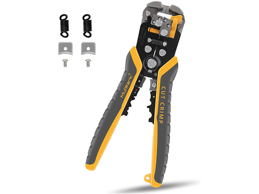 [92682] CRIMPING TOOL MULWARK 3 EN 1, PELACABLES, CORTADOR, CRIMPADORA AUTOAJUSTABLE, ALICATES MÚLTIPLES DE 8 PULGADAS