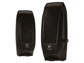 [77238] BOCINA LOGITECH S120 NEGRA 110V PARA COMPUTADORA, 2.2W RMS, TOMA AUDIFONOS JACK 3.5MM.