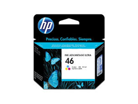 [77009] CARTUCHO HP 46 - CZ638AL - TRICOLOR - 26ML - PARA IMPRESORA DESKJET INK ADVANTAGE ULTRA 2529 / 4729 / 5739