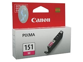 [75188] CARTUCHO CANON PIXMA CLI-151 MAGENTA, COMPATIBLE CON IP7210, MG5410, MG5510, MG6410, MX721, IP8710, IX6810, IP7210 (7ML)