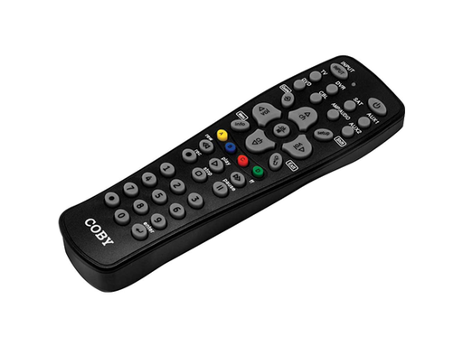 [82833] CONTROL REMOTO UNIVERSAL COBY  8 EN 1, PARA TV, DVD, VCR, DVR, CABLE, SATELLITE, AUDIO RECEIVER AND CD PLAYER. (CRC02)