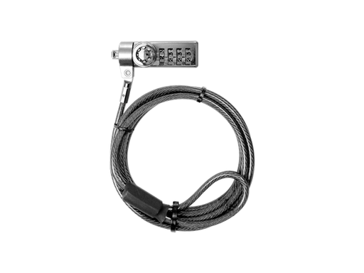 [90633] CANDADO DE SEGURIDAD KLIPX BOLT IV, PARA LAPTOP, COMBINACION + LLAVE (KSD-345)