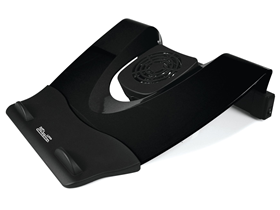[68303] COOLING PAD KLIPX, PARA NOTEBOOK HASTA 17" , AN120KLX52, 4 USB, PORT-FAN BLACK