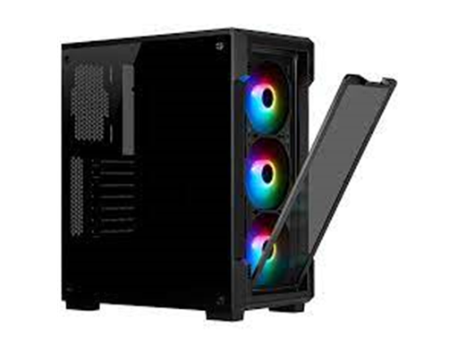 [92567] CASE CORSAIR ICUE 200T, MID TOWER (COMPACT), BLACK, 7 EXPANSION SLOT, 2X 2.5", 2X 3.5", CRISTAL TEMPLADO LATERAL Y FRENTE, SOPORTA 3 ABANICOS 120MM FRONTAL, X2 TOPE (CC-9011190-WW)