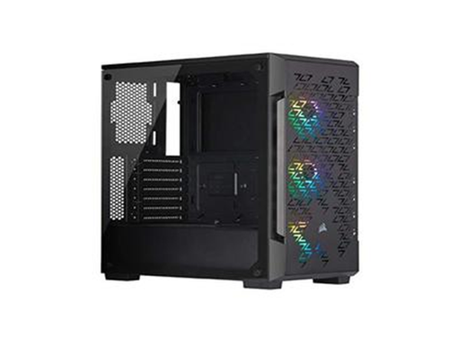 [92569] CASE CORSAIR ICUE 200T AIRFLOW, MID TOWER (COMPACT), BLACK, 7 EXPANSION SLOT, 2X 2.5", 2X 3.5", CRISTAL TEMPLADO LATERAL, SOPORTA 3 ABANICOS 120MM FRONTAL, X2 TOPE (CC-9011173-WW)
