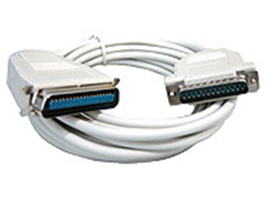 [71525] CABLE PARALELO AGILER DB25/CN36, 6 PIES, BLANCO.