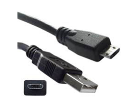 [77648] CABLE MICRO USB AGILER, 3 PIES, NEGRO.