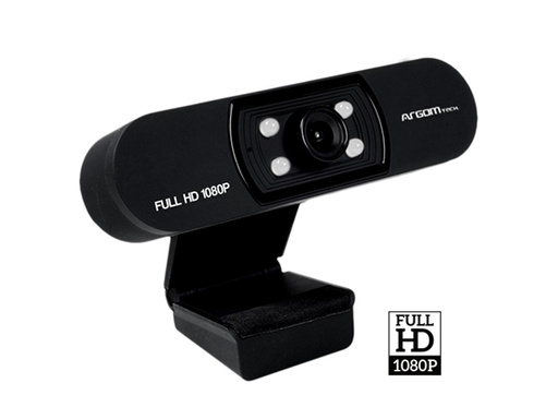 [89279] CAMARA WEB ARGOM CAM50 - LUZ LED, FULL HD, 1080P MICRÓFONO INTEGRADO CON REDUCCION DE RUIDO.