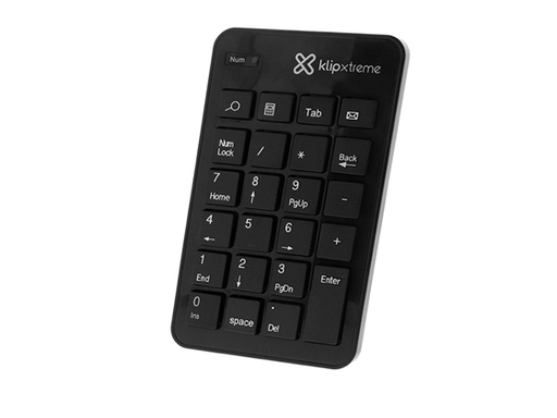 [90631] TECLADO NUMERICO KLIPX ZYPHER, WIRELESS FULL-SIZE, 23-KEY STANDARD LAYOUT (KNP-110)