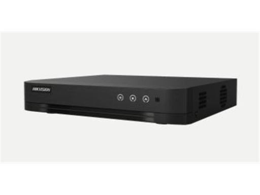 [92996] DVR HIKVISION 4 CANALES, 1U, H.265, 1080P LITE@15 FPS, 1 CANAL IP, 1 HDD HASTA 4 TB
