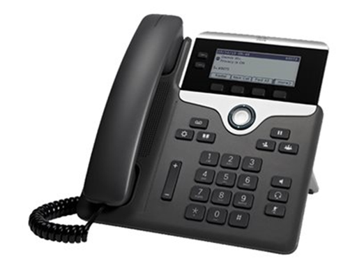 [81123] TELEFONO CISCO IP PHONE 7821 – VOIP PHONE- SIP, SRTP – 2 LINES, CP-7821-K9=