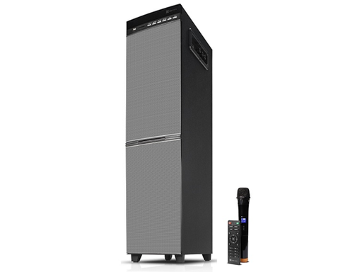 [88264] BOCINA KLIPX FORTE, TIPO TORRE, CON MICROFONO INALAMBRICO, PANTALLA LCD, PUERTOS USB/TARJETA SD/PUERTO 3.5 AUDIO (KFS-500)