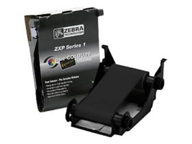 [77835] CINTA PARA IMPRESORA ZEBRA ZXP SERIE 1, MONOCROMATICO NEGRO, RENDIMIENTO DE 1000 IMPRESIONES POR ROLLO. (800011-101)
