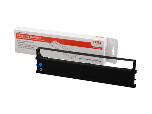 [87882] CINTA PARA IMPRESORA MATRICIAL OKIDATA MICROLINE 1120 Y 1190, COLOR NEGRO, 4 MILLONES DE CARACTERES.