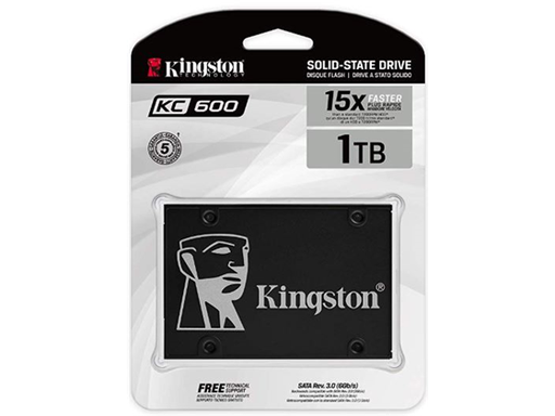 [88800] DISCO DE ESTADO SOLIDO KINGSTON SSD 1024GB (1TB), 2.5", SATA3, NAND 3D TLC, NEGRO. LECTURA 550/ ESCRITURA 520MB/SEG.