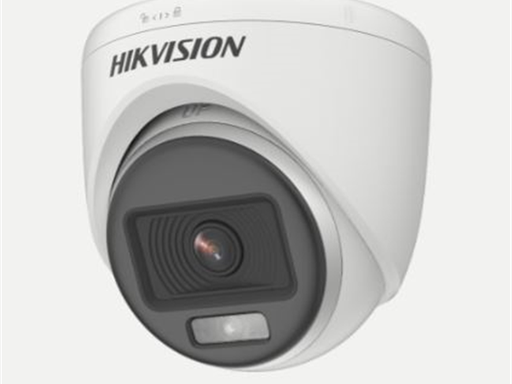 [93062] CAMARA DE VIGILANCIA HIKVISION, ANALOGA, DOMO (TURRET), 2MP,  COLORVU, APERTURA F1, 24/7 DIAS A COLOR, 20 MTS, DIGITAL WDR