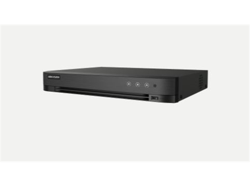 [93056] DVR HIKVISION ACUSENSE 8 CANALES, H.265 PRO+,  5MP, 1080P @ 15 FPS, 8 CH IP CANALES, 1 HDD, HASTA 10 TB, ALARM IN 8 /OUT 2, RS-485 (HALF-DUPLEX)