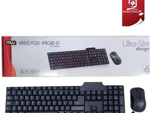 [88257] TECLADO MOUSE  COMBO MYO  INALAMBRICO  ESPAÑOL (MYO-WKM90)