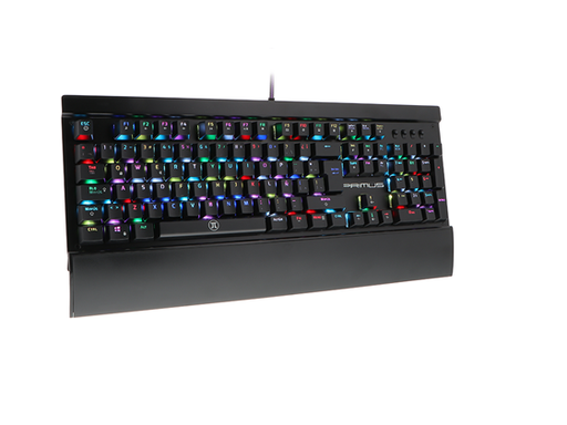 [87036] TECLADO PRIMUS GAMING, USB, CON ILUMINACION RGB CONFIGURABLE, REPOSO PARA MUÑECAS REMOVIBLE TECLAS PROGRAMABLES POR SOFTWARE (PKS-202S)