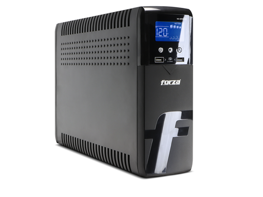 [88699] UPS FORZA XG-1201LCD - 1200 VA 720 WATTS, 10 ENTRADA, ONDA SINUSOIDAL, 2 PUERTO USB (CARGA DISPOSITIVO MÓVIL), 120V, PROTECCIÓN COAXIAL + RJ45/RJ11 PROTECCIÓN DE PICO