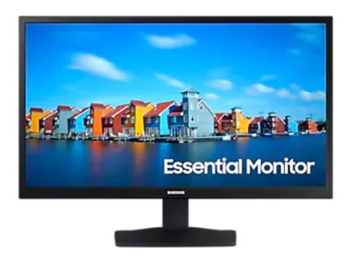 [92661] MONITOR SAMSUNG 19"  HD (1,366 X 768) FLAT ESSENTIALS CON TECNOLOGIA EYE CONFORT, 60HZ  16:9, 250 CD/M², PUERTOS: 1 HDMI, 1 D-SUB, 1 F. OPTICA (LS19A330NHLXZP)