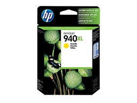 [70421] CARTUCHO HP 940XL -C4909AL - AMARILLO - ALTO RENDIMIENTO - 16ML - PARA IMPRESORA OFFICEJET PRO 8000 / 8500