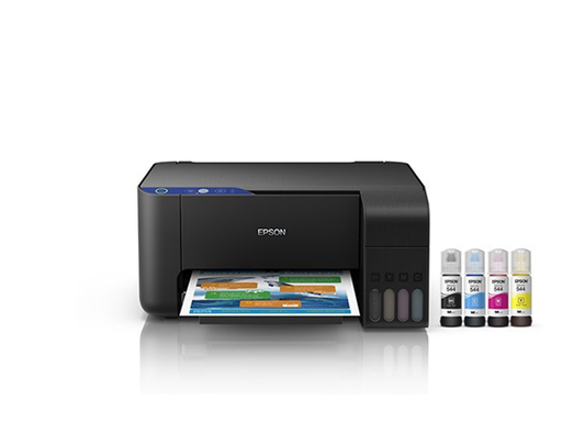 [91405] IMPRESORA EPSON ECOTANK L3210 AIO, IMPRIME, COPIA Y ESCANEA, SISTEMA DE TINTA CONTINUA (CMYK)  4.500 PÁGINAS EN NEGRO / 7.500 PÁGINAS A COLOR., 33 PPM EN TEXTO NEGRO Y 15 PPM EN TEXTO A COLOR (DRAFT) , RESOLUCION ESCANER BITS X 600 X 1200.  USA LOS CARTUCHOS T544 ***REMPLAZO DE LA L3110****