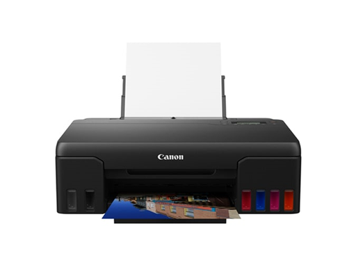 [91691] IMPRESORA CANON PIXMA G510, FOTOGRAFICA DE 6 COLORES, WIFI, INYECCIÓN DE TINTA – RESOLUCION HASTA 4800 X 1200 DPI, RENDIMIENTO DE HASTA 3,800 FOTOS 4X6, 3,700 PAGINAS EN NEGRO,  8,000 A COLOR , SOPORTA TODO TIPO DE PAPEL FOTOGRAFICO - MATERIALES GRUESOS – TARJETAS DE FELICITACION, SOBRES – CARTUCHO DE MANTENIMIENTO Y CABEZALES REEMPLAZABLES – VELOCIDAD 3.9 IPM NEGRO Y 3.9 IPM A COLOR.