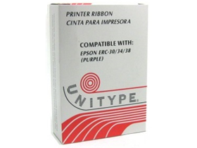 [61300] CINTA UNITYPE PARA IMPRESORA ERC-3X, COLOR PURPURA. COMPATIBLE CON: EPSON ERC-30, EPSON ERC-34, EPSON ERC-38, EPSON TM-U220, SAMSUNG SRP-270, SAMSUNG SRP-275.