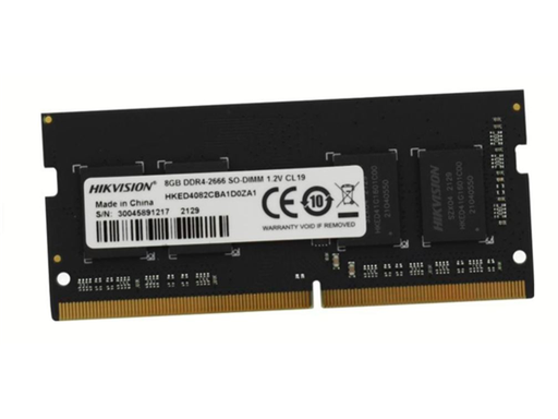 [93133] MEMORIA 8GB (1X8) HIKVISION, P/LAPTOP, DDR4, 2666MHZ, SODIMM, 260PIN.