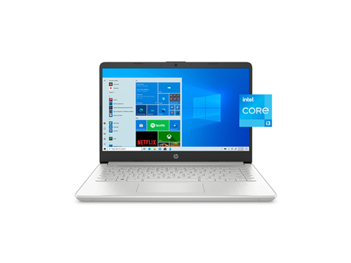 [90931] LAPTOP HP 14-DQ2055WM 14" FHD, INTEL I3-1115G4 3.0 GHZ, 256GB M.2 SSD, 4GB DDR4 (1X4GB), WIN10/11 HOME S MODE, 3 CELL BATTERY, MEDIA CARD READER, HDMI , 1 X USB 3.1 TYPE C, 2 X USB 3.1, HDMI 1.4B. (39K15UA#ABA)