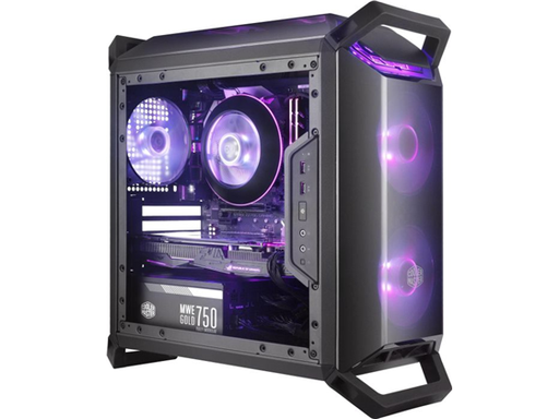[85583] CASE COOLER MASTER, MASTERBOX Q300P, MINI TOWER, BLACK, USB 3.0 X2, AUDIO IN / OUT, 4 EXPANSION SLOT, 4X SSD, (2.5"/3.5"), FILTOS PARA POWER SUPPLY, (NO TIENE BAHIA PARA DVD ROM)
