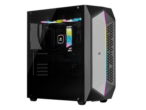 [92558] CASE CORSAIR 470T RGB, MID TOWER, NEGRO, USB 3.0 X2, AUDIO IN / OUT, 7 EXPANSION SLOT, 3X 2.5", 2X 3.5", PANEL LATERAL CRISTAL TEMPLADO, USB 3.0 X2, AUDIO IN / OUT, 7 EXPANSION SLOT, 3X 2.5", 2X 3.5" (CC-9011215-WW)