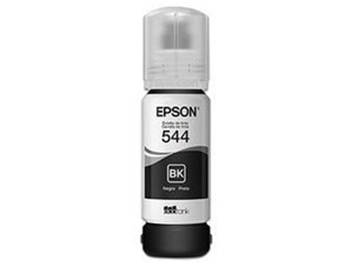 [86005] BOTELLA DE TINTA EPSON T544 NEGRO PARA IMPRESORA  L1250, L1110, L3110, L3150, L5190, L3210, L3250, L5290.