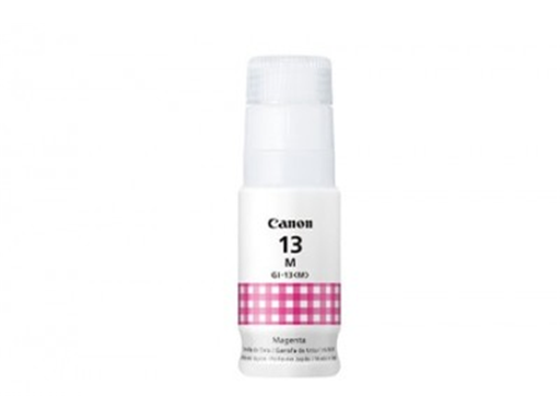 [91694] BOTELLA DE TINTA CANON GI-13 MAGENTA, 70ML, INYECCIÓN DE TINTA PARA CANON PIXMA G510 Y G610