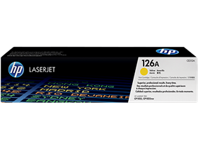 [68329] TONER HP 126A - CE312A - AMARILLO - 1,000 PAGINAS - PARA IMPRESORA COLOR LASERJET - CP1025NW, M175