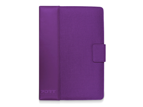 [74212] COVER PORT DESIGNS PHOENIX IV PARA TABLETA 7" CIERRE MAGNETICO, DOBLE BANDA ELASTICA, POSICION AJUSTABLE, MORADO.