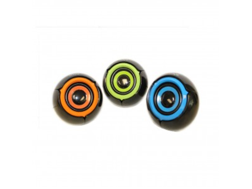 [87149] BOCINA USB MYO MINI-SPEAKER 2.0, 3.5MM CONEXIÓN DE AUDIO, CONTROL DE VOLUMEN, COLOR VERDE.