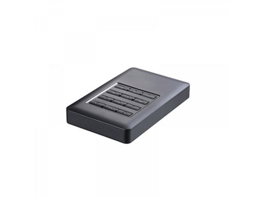 [79404] CAJA USB 2.5" AGILER PARA DISCO DURO, SATA CON TECLADO PARA ENCRIPTAR LA DATA, NEGRO, (PUERTO USB 3.0)