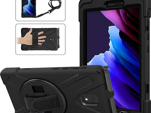 [93564] COVER RANTICE PARA SAMSUNG GALAXY TAB ACTIVE 3 8.0" 2020, PROTECCIÓN RESISTENTE CONTRA CAÍDAS, A PRUEBA DE GOLPES, NEGRO