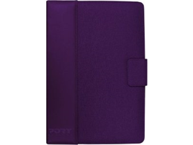 [76115] COVER PORT DESIGNS PHOENIX IV PARA TABLETA 10" CIERRE MAGNETICO, DOBLE BANDA ELASTICA, POSICION AJUSTABLE, MORADO.