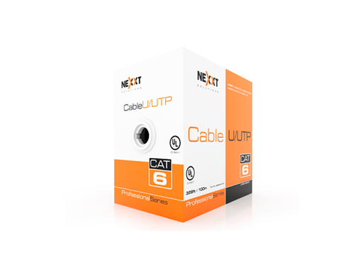[91834] ROLLO DE CABLE UTP NEXXT, CAT6, 328 PIES, GRIS (AB356NXT21)