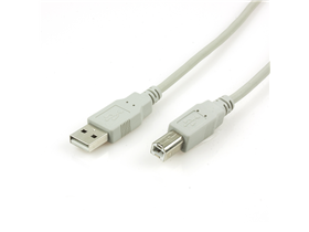 [74952] CABLE XTECH USB A/B , 6 PIES, BEIGE. PARA IMPRESORA.